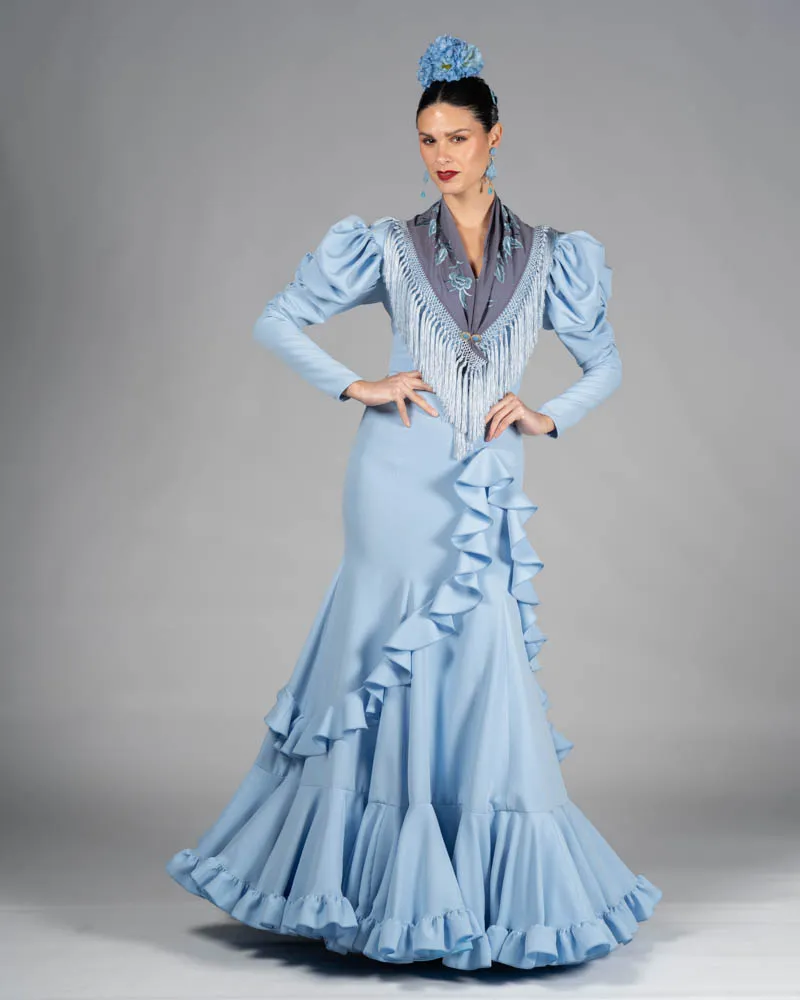 Traje Tango 2026 (Celeste)